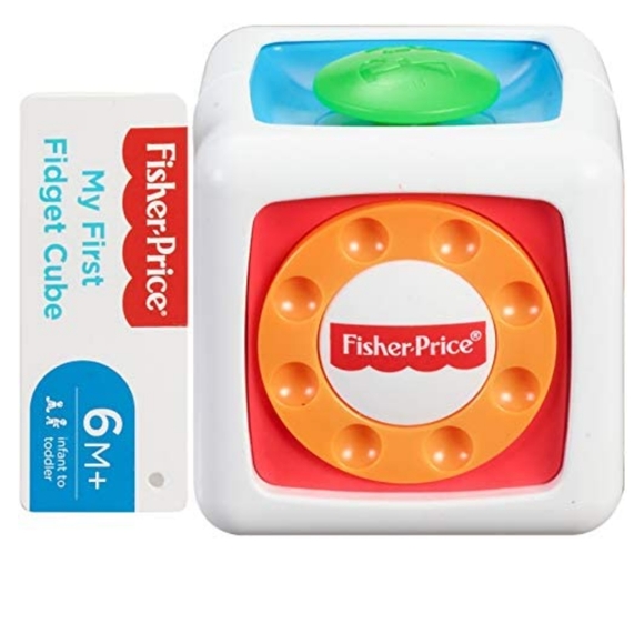 NWT My First Fidget Cube Fisher Price Learning Toy - Picture 2 of 7
